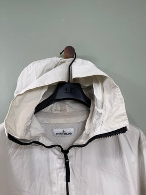 Stone Island White Water Repellent Supima Cotton Jacket