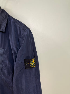Stone Island Navy Nylon Metal Overshirt
