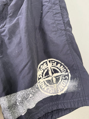 Stone Island Black Swim Shorts