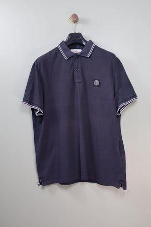 Stone Island Navy SL Polo Shirt