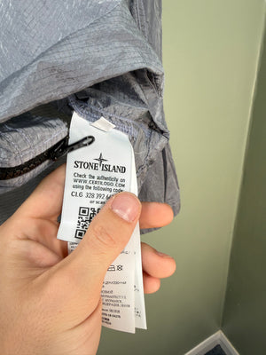 Stone Island Silver Nylon Metal Overshirt