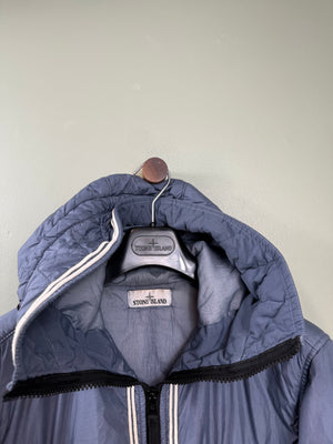 Stone Island Blue Crinkle Reps Jacket
