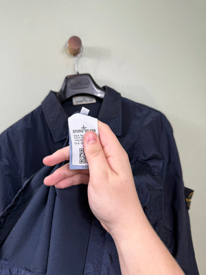 Stone Island Navy Nylon Metal Overshirt