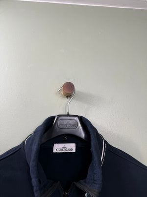 Stone Island Navy 1/4 Zip Jumper