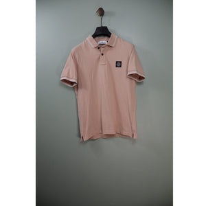 Stone Island Beige Slim Fit Polo