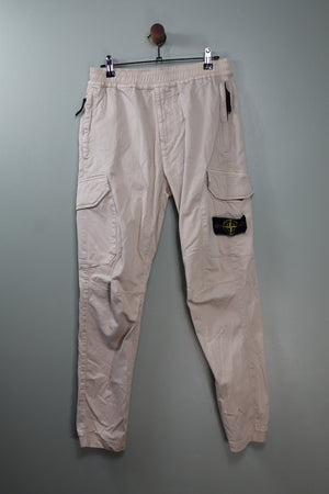 Stone Island Beige RE-T Cargo Bottoms