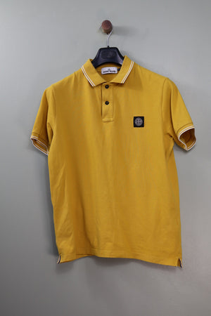 Stone Island Yellow SL Polo Shirt