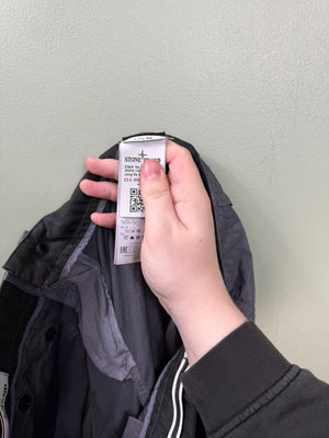 Stone Island Grey Seersucker RE Cargo Bottoms