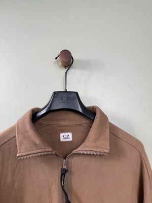 C.P. Company Brown 1/4 Zip Jumper