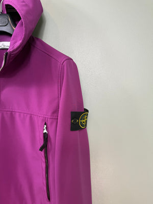 Stone Island Purple Soft Shell Jacket