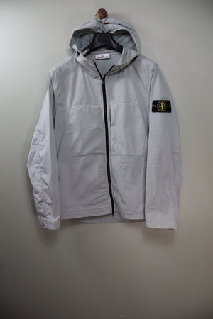 Stone Island Grey Supima Cotton Twill Jacket