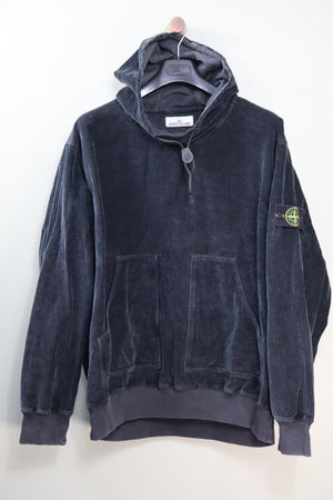 Stone Island Black Corduroy Smock