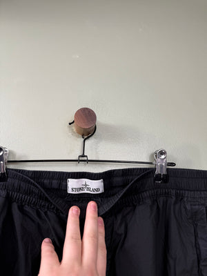 Stone Island Black RE-T Cargo Bottoms