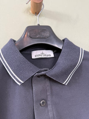 Stone Island Navy SL Polo Shirt