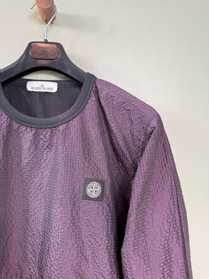 Stone Island Purple Polyframe Jumper