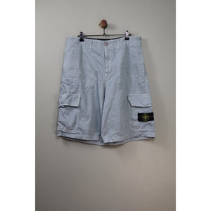 Stone Island Blue LO-W Cargo Shorts