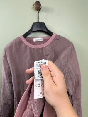 Stone Island Rose Quartz Nylon Metal Jumper