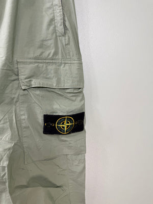 Stone Island Green RE-T Cargo Bottoms