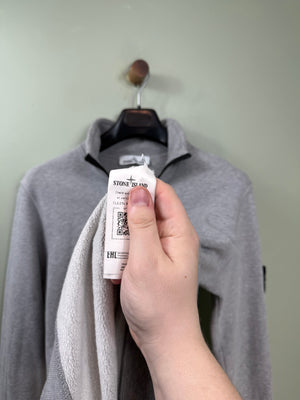 Stone Island Grey 1/4 Zip Jumper