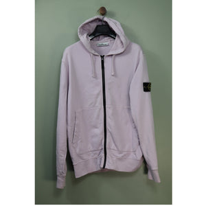 Stone Island Pink Zipped Hoodie