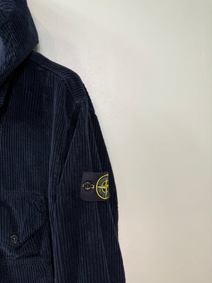 Stone Island Navy Corduroy Smock