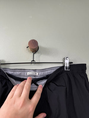 C.P. Company Black Chrome Shorts