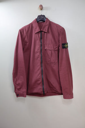 Stone Island Burgundy Overshirt
