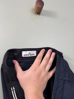 Stone Island Navy RE Cargo Shorts