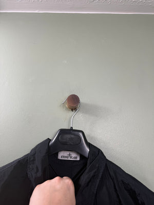 Stone Island Black Nylon Metal Overshirt