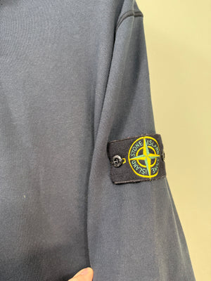 Stone Island Navy 1/4 Zip Jumper