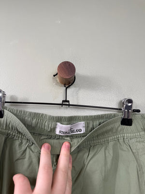 Stone Island Green RE-T Cargo Bottoms