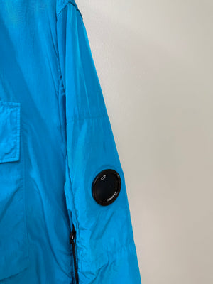C.P. Company Aqua Blue Chrome Overshirt