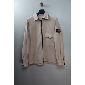 Stone Island Beige Moleskin Overshirt