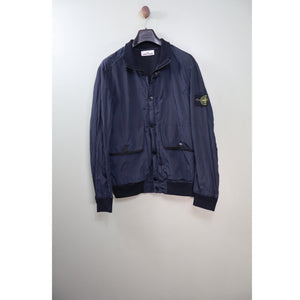 Stone Island Navy Nylon Metal Watro Jacket