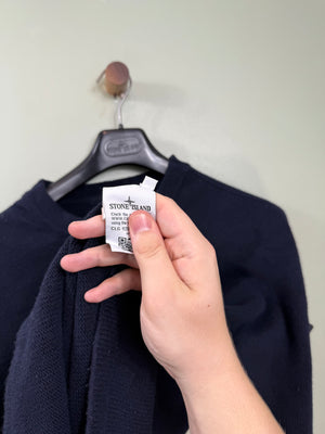 Stone Island Navy Knit Jumper