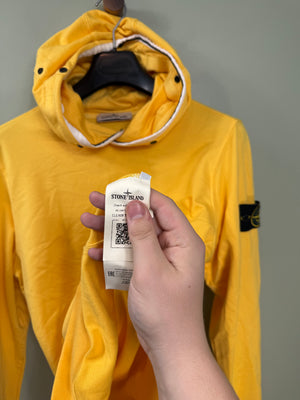 Stone Island Yellow Hoodie