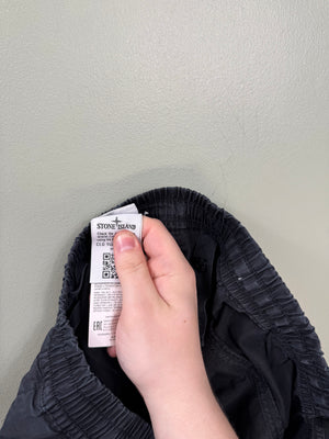 Stone Island Black RE-T Ghost Cargo Bottoms