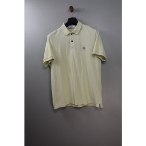 Stone Island Yellow Regular Fit Polo