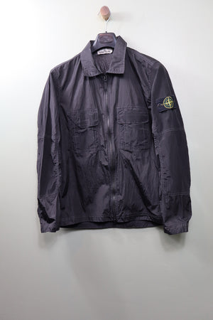 Stone Island Black Nylon Metal Overshirt