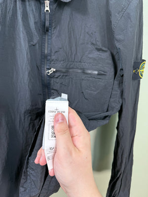 Stone Island Navy Nylon Metal Overshirt