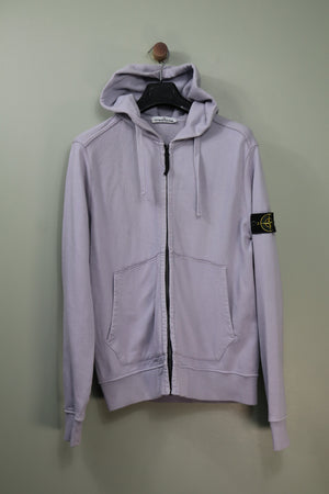 Stone Island Lavender Zipped Hoodie