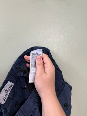 Stone Island Blue RE Cargo Shorts