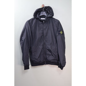 Stone Island Black Crinkle Reps Jacket