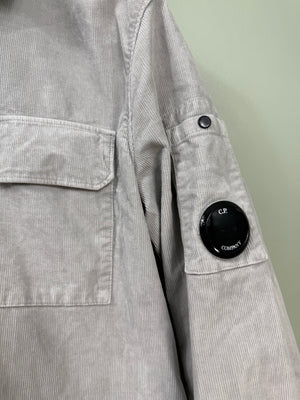 C.P. Company Grey Corduroy Overshirt