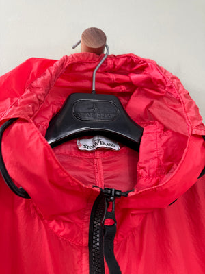 Stone Island Red Lamy Velour Jacket