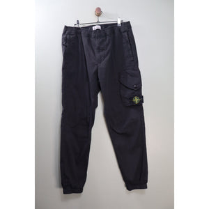 Stone Island Black RE-T Cargo Bottoms