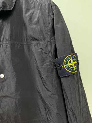 Stone Island Black Nylon Metal Overshirt