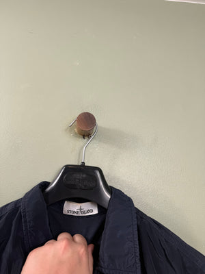 Stone Island Navy Nylon Metal Overshirt