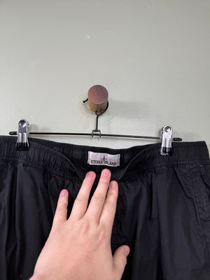 Stone Island Black RE-T Cargo Bottoms