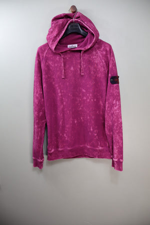 Stone Island Purple Ovo Dye Hoodie